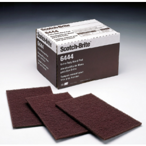 Scotch Brite Pad 6x9 3M Brown 10/BX 4/CS