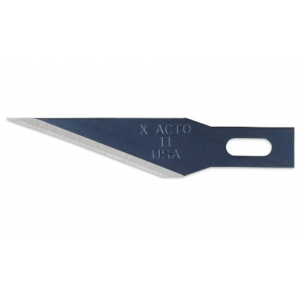 Blade #11 Carbon Steel Xacto Brand Blue Oxidized Finish 100/BX