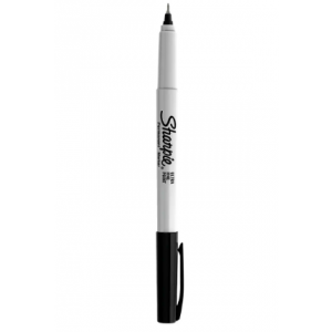 Marker Sharpie Permanent Extra Fine Point Black 12/BX