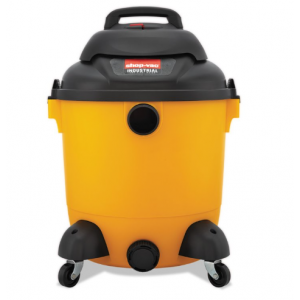 Industrial Wet/Dry Vacuum, 12gal, 2.5hp, Yellow/Black