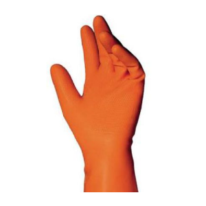 Glove Trionic TriPolymer Rubber NeopreneNitrile Orange Size 11 XXL 12pr/BG