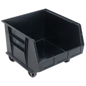 Mobile Ultra Stack and Hang Bin 18" x 16-1/2" x 11" Black