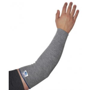 Dyneema knit sleeve, 2-ply, 4x18, gray