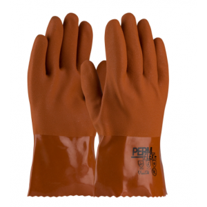 PermFlex, Cold Resistant Supported PVC, Brown, Rough Coated, 12 Inch Size Small
