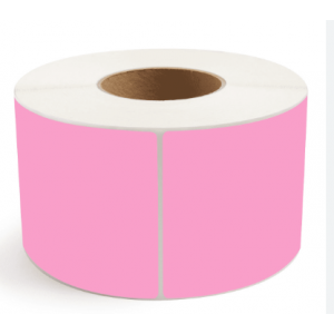 Label Thermal Transfer 4x6 3" core Pink 1000/RL 4/CS