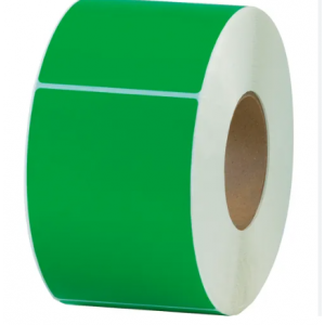 Label Thermal Transfer 4x6 3" core Dark Green 1000/RL 4/CS