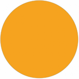 Label 1/2" Fluorescent Orange Inventory Circle" 500/RL