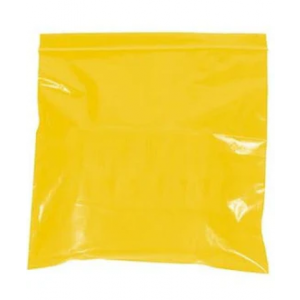 Bag Poly 18x24 4Mil Ziplock w/Print Yellow Tint (No Print) 200/CS