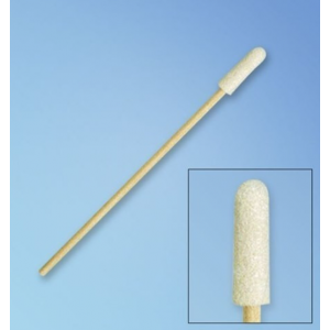 Swab 5.875x0.188 Chemical Resistant Foam Tip Wood Shaft  50/BG 20/CS