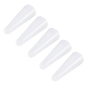 Plug Silicone Tapered Clear 1.25 x .093 x 1.211  500/BG
