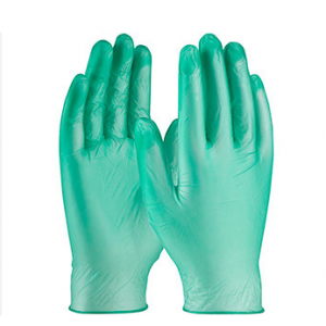 Ambi-Dex Disposable Vinyl, Ind Grade, Grn, Powdered, 6 Mil, 300/bg Size Small