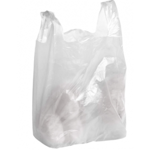Bag Poly HD 18x30 0.8Mil Carry-Out White 500/CS