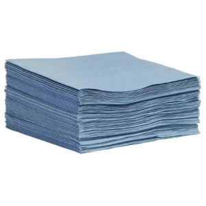 Wipe 12x13.25 Blue Wipe 1/4 Fold 50/Bag 20/BG/CS