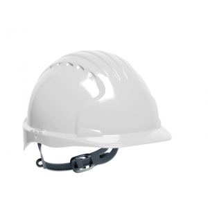 JSP Evolution 6131, White, Vented, 6-Pt Susp, Slip Ratchet, Class C