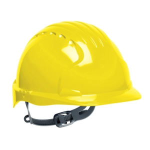 JSP Evolution 6131, Yellow, Vented, 6-Pt Susp, Slip Ratchet, Class C