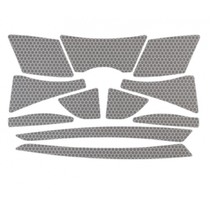 CR2 Reflective Kit for Evo6100 Hard Hat, Cap Style, Silver, 10/Pack