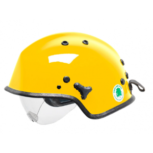 Pacific WR7H Water Rescue w/Release Holes, Yellow, Eye Visor, 3-Pt CS