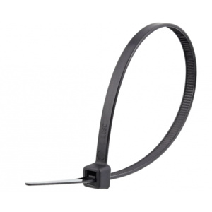 Cable Ties Black 8" .100 18# UV 1000/CS