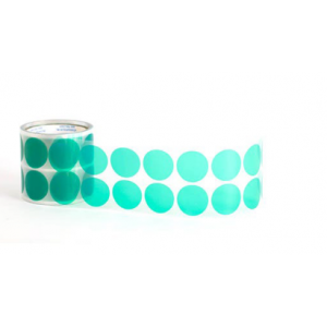 Circle Polyester DC .250 3.5Mil Green w/ liner 2000/Roll