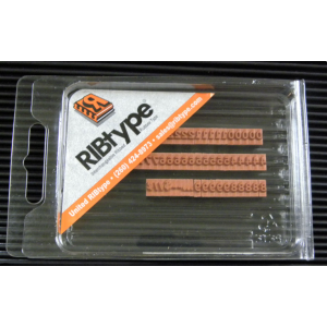 Rib Type Stamp Set 1/8" Numbers and Some Symbols 59 Pieces FA10