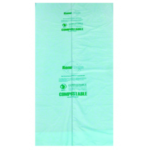 Bag Can Liner 33x40 1.0Mil Green Compostable 100/CS