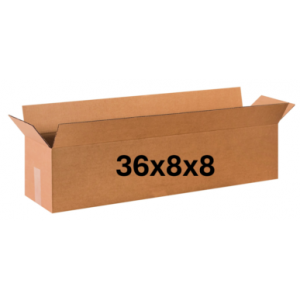 RSC 36x8x8 Doublewall Kraft Corrugated Boxes 15/180