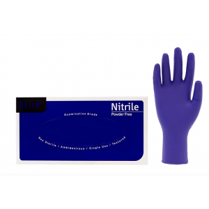 Glove Nitrile 4Mil Exam Grade Elite Brand Blue XS 100/BX 10/CS