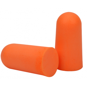 Earplugs Mega Bullet Uncorded 32DB NRR PU Foam Orange 200/BX 10/CS