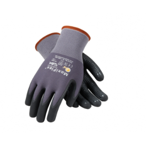 Glove Micro Foam Black Nitrile Coated Dotted Palm & Finger 12DZPR/CS
