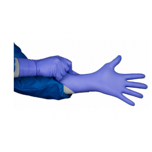 Glove Nitrile 12"  Cleanroom ISO 5 Blue 100/BG 10/CS