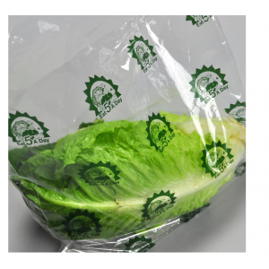 Bag Polypropylene Gusset 12x4x9.75 1Mil Co-Ex Printed Lettuce 1000/CS