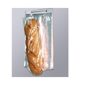 Bag Polypropylene Gusset 11x4x18 0.8Mil Co-Ex BG on Wicket-Disp 1000/CS