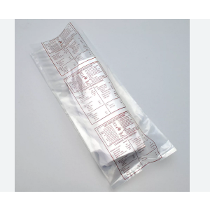 Bag Poly Gusset 8x4x18 1.5Mil Printed "Safe Handling" Meat 1000/CS