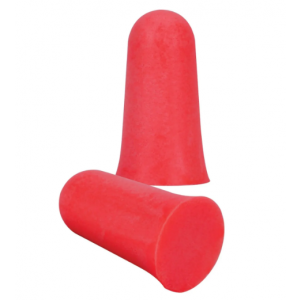 Earplugs Mega Flare Plus NRR 33 Red Power Soft Foam 200/BX 10/CS