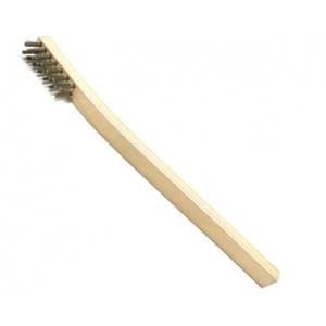 Stainless Steel Bristle Plywood Handle Scratch Brush
