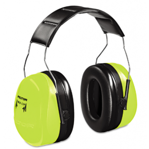 Optime 105 Earmuffs H10AHV, 30 dB NRR Hi-Viz Green