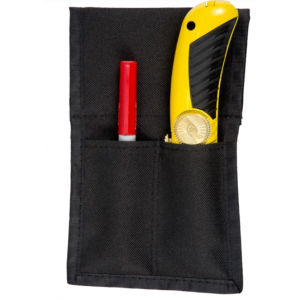 Universal Double Pocket Knife Nylon Holster with Velcro and Belt Loop