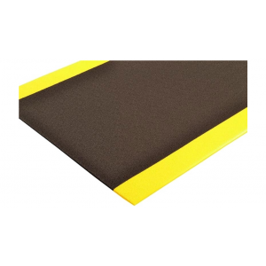 Anti-Fatigue Mat - 5/8" thick, 2 x 3' Black/Yellow Border