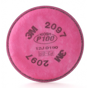 3M™ Particulate Filter, P100, Nuisance Level Organic Vapor, Magenta, 2/PK