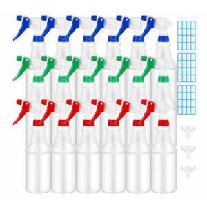 Plastic Spray Bottle 18 Pcs 16 OZ Bulk