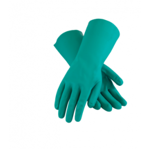 Glove Nitrile 14 Mil Unlined Green Diamond Grip 13"