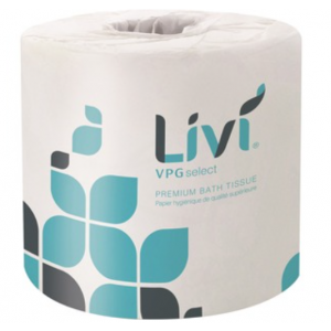 Livi® VPG Select Bath Tissue, 2-Ply White, 500 Sheets/Roll, 80 Rolls/Carton