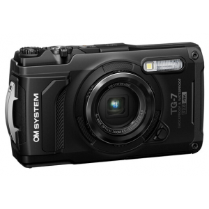 OM Digital Solutions Tough TG-7 12MP 4K  2160p Underwater Digital Camera, Black