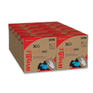 Wipe 8.34 x 16.8 WypAll X60 Teri Reinforced White 118/PKG 10/CS