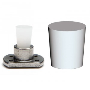 Plug Silicone Pull Plug Clear 0.59 x .406 x 1.0 100/BG