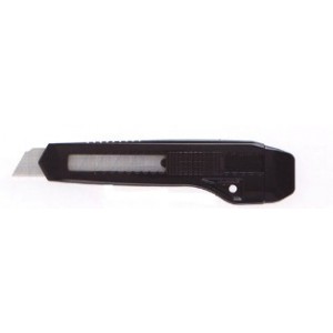 Knife 1-8 Point Snap Blade Locks Heavy Dty BLK 50/BX