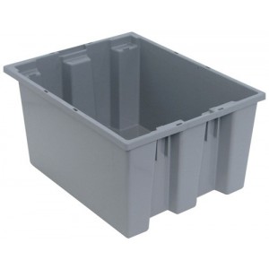 SNT190 Genuine stack and nest tote 19-1/2" x 15-1/2" x 10" Gray