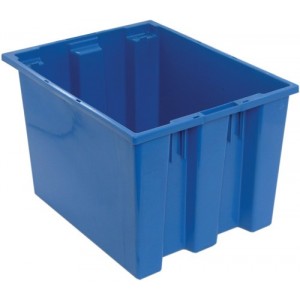 SNT195 Genuine stack and nest tote 19-1/2" x 15-1/2" x 13" Blue