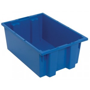 SNT200 Genuine stack and nest tote 19-1/2" x 13-1/2" x 8" Blue