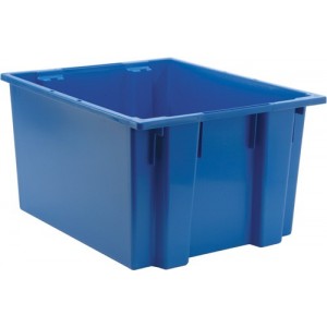 SNT230 Genuine stack and nest tote 23-1/2" x 19-1/2" x 13" Blue